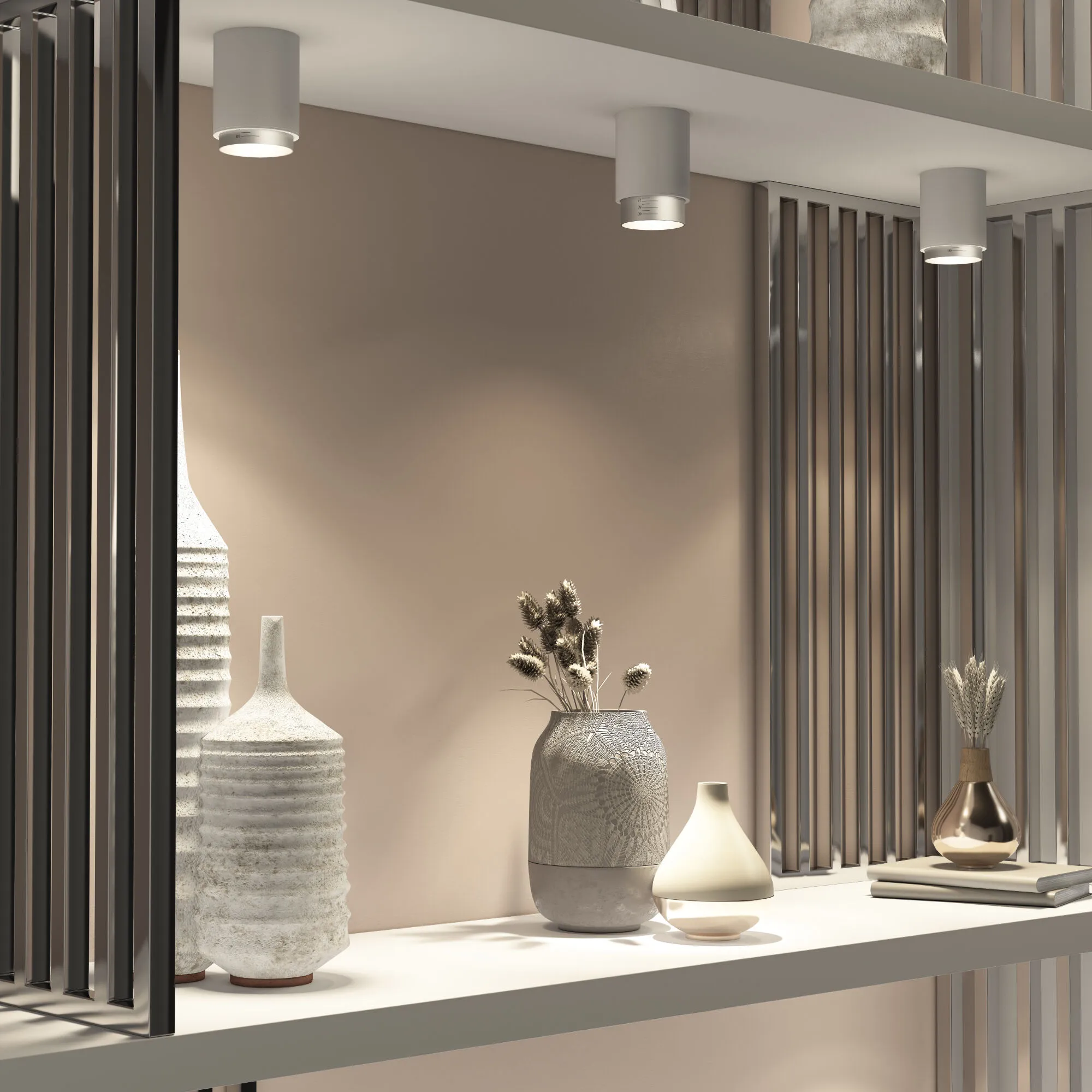 Накладной светодиодный светильник Cors 25032/LED 10W 4200K белый/серебро Elektrostandard - Фото 4