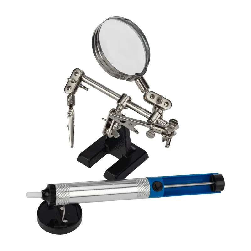 Набор К22 для пайки вспомогательный (держатель Третья рука, подставка, экстрактор) REXANT 09-3762