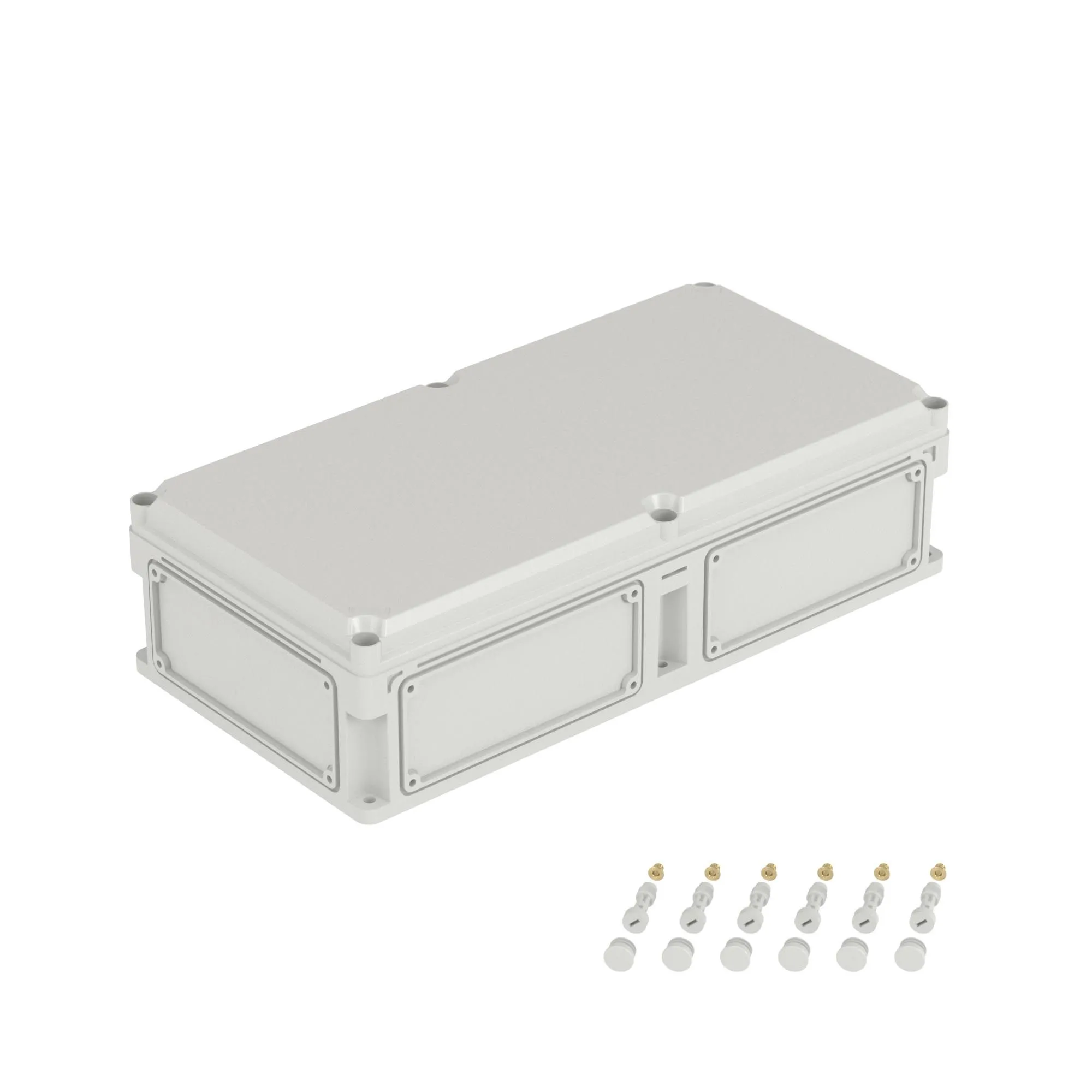 Корпус 600х300х160мм IP67 с непрозр. крышкой 35мм с фланцами пластик. DKC 563310 563310