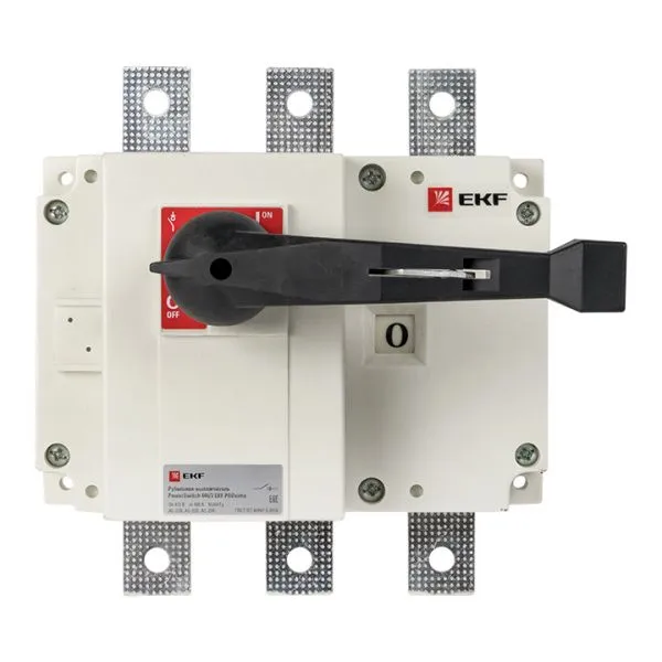 Рубильник-выключатель 400A 3P c рукояткой управления для прямой установки PowerSwitch EKF