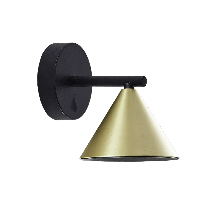 Накладной светильник WOLTA WSL-GU10/W08G IP20 под лампу GU10 Чёрный/золото BELLO 140x135 1/12 - Фото 4