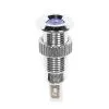 Индикатор металл Ø8 220В подсв/синяя LED  REXANT 36-4721