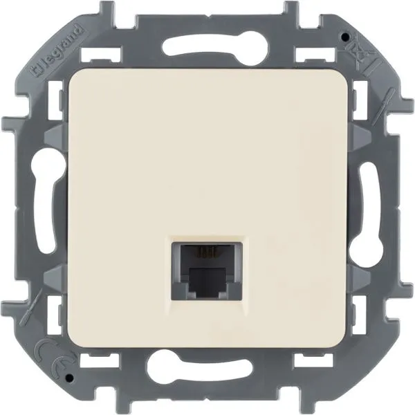 INSPIRIA Розетка телефонная RJ11 слоновая кость