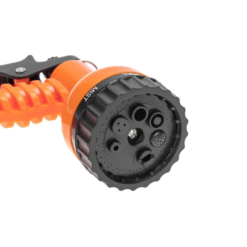 Набор поливочный, растягивающийся шланг 45 м, пистолет 7 режимов, соединитель ЧЕТЫРЕ СЕЗОНА - Фото 5