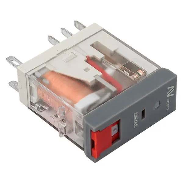 Реле промежуточное с кнопкой и мех. индикацией RPAt 22/2 8A 230В AC EKF - Фото 5