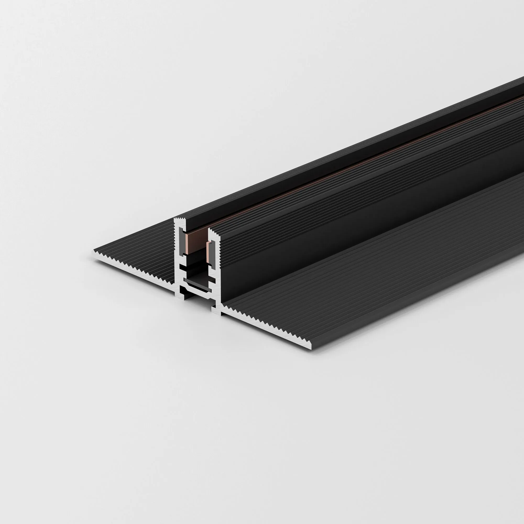 Mini Magnetic Шинопровод встраиваемый (черный) (2м) - Фото 2