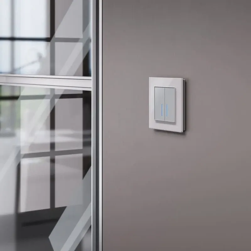 Рамка на 1 пост Favorit (дымчатый,стекло) Werkel - Фото 3