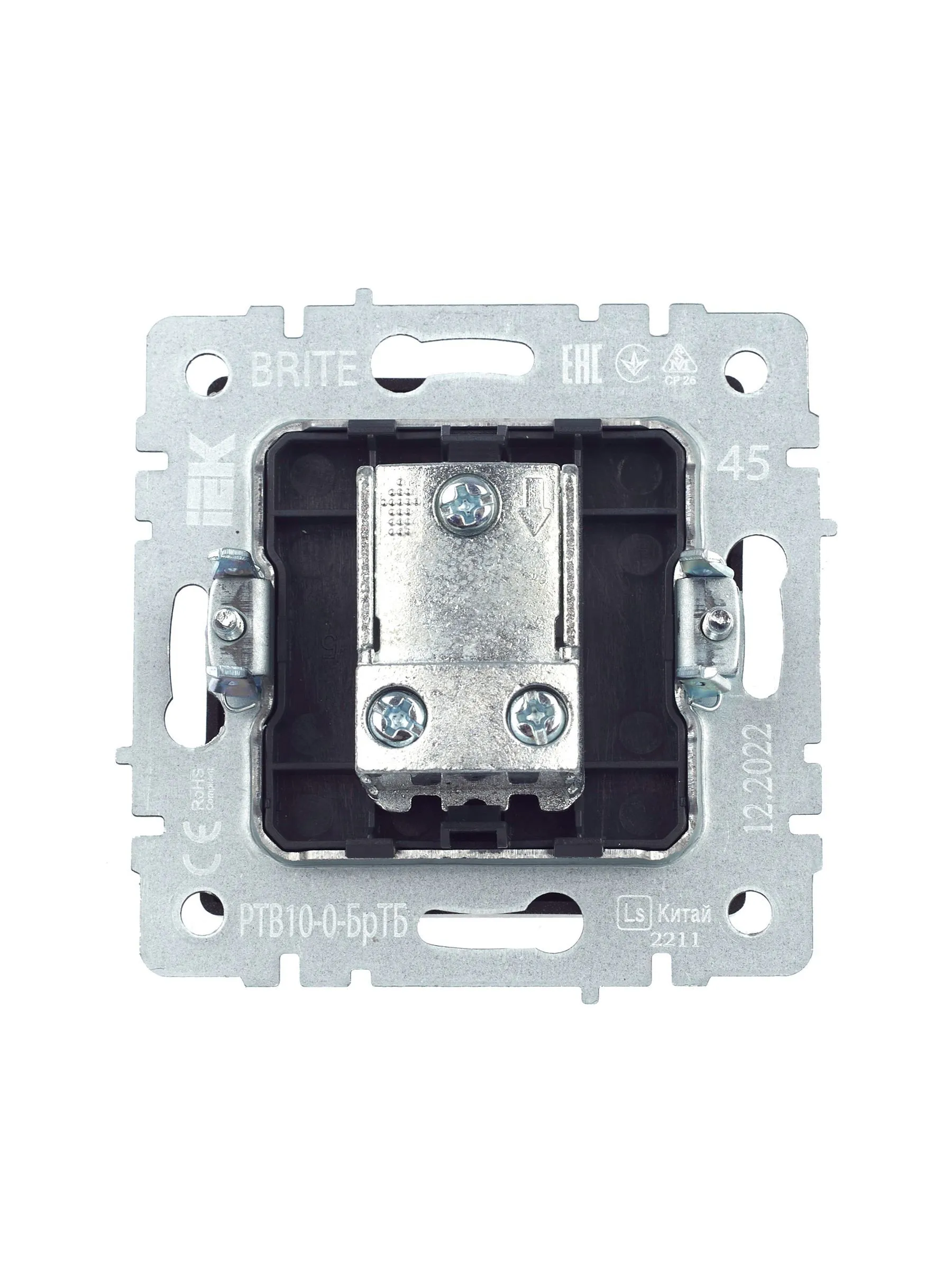 BRITE Розетка TV проходная РТВ10-0-БрТБ темная бронза IEK - Фото 4