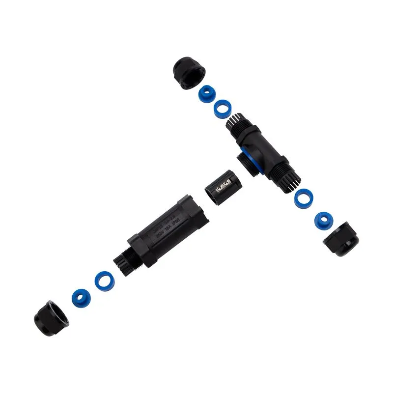 Кабельный коннектор T-образный (3PIN 0,5-2,5мм2) IP68 REXANT - Фото 2