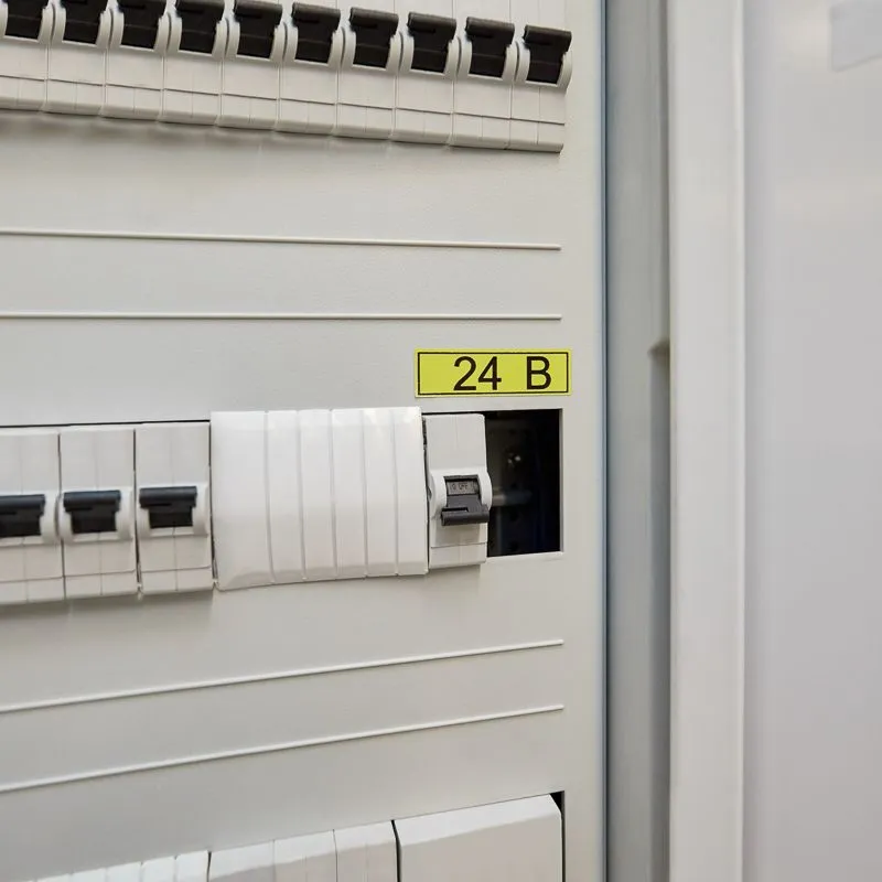 Наклейка знак электробезопасности «24 В» 15х50 мм REXANT (20 шт на листе) - Фото 2