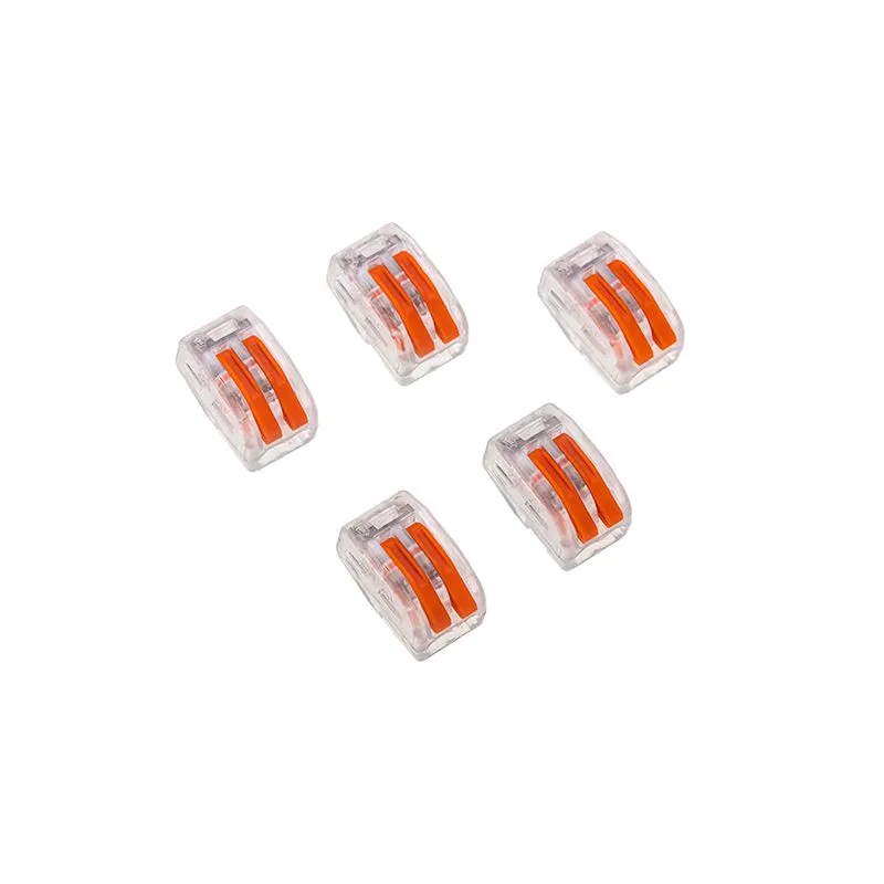 Универсальная клемма СМК 222-412, 2-проводная прозрачная 0,08-2,5/4 мм² (блистер 5 шт./уп.) REXANT - Фото 5