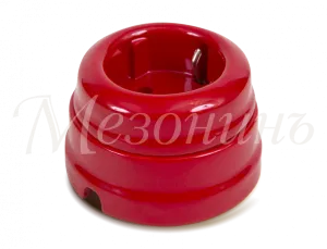 Розетка ретро фарфоровая, двухполюсная, с заземляющим контактом  (в компл с подъемной рамкой D70) GE70301-06