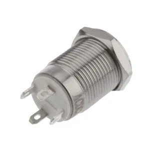 Кнопка  антивандальная Ø12 12В Б/Фикс (2с) (ON)-OFF синяя (A-12-C2) REXANT (в упак. 1шт.) - Фото 4