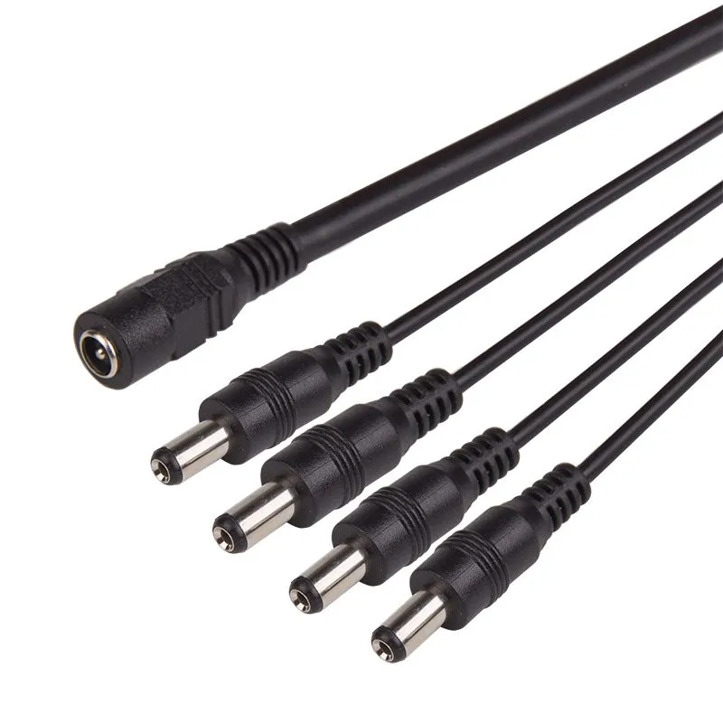 Разветвитель питания DC на 4 разъема 2,1х5,5мм REXANT 14-0319