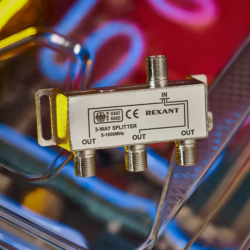 Делитель ТВх3 под F-разъем, 5-1000МГц REXANT - Фото 2