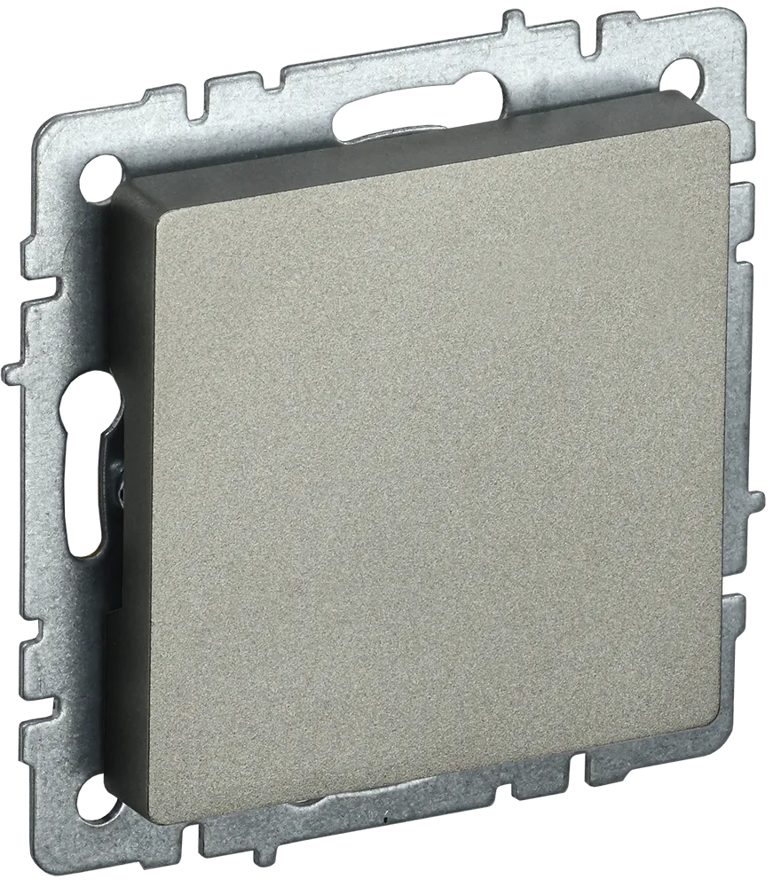 BRITE Заглушка с суппортом МЗ10-БрШ шампань IEK BR-PL10-K37