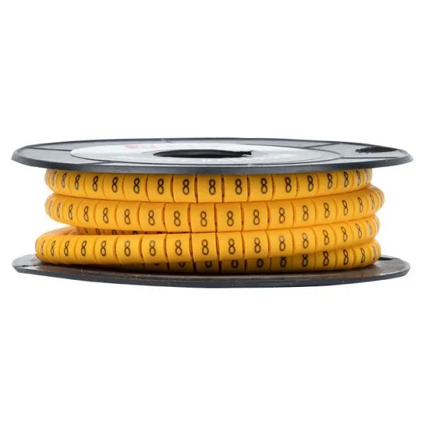 Маркер кабельный 2,5 мм2 "8" (1000 шт.) (ЕС-1) EKF - Фото 2