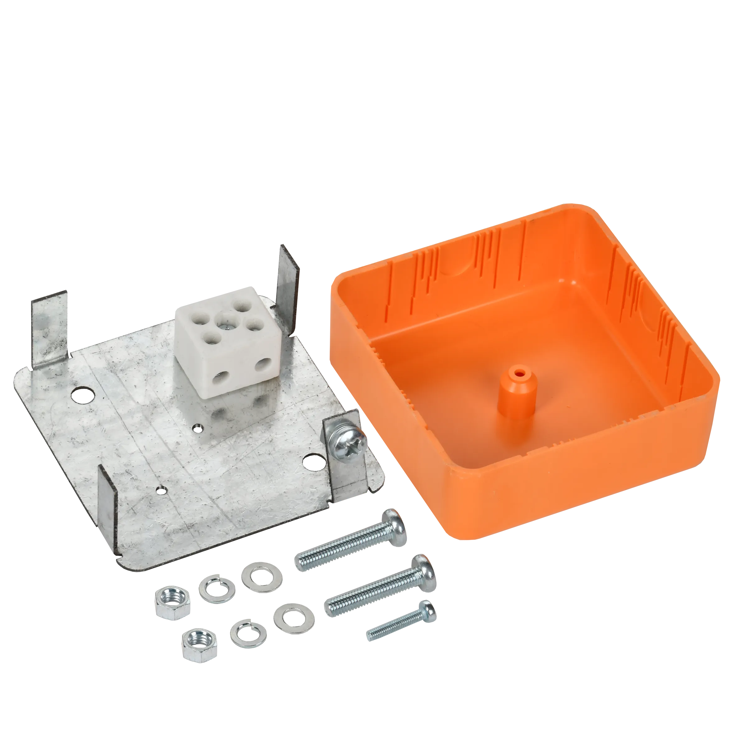 Коробка распаячная огнестойкая ПС безгалогенная (HF) 75х75х28мм 2P 4мм2 IP44 IEK - Фото 3