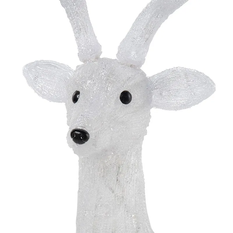 Акриловая светодиодная фигура Северный олень 130 см, 380 светодиодов, IP65 понижающий трансформатор в комплекте NEON-NIGHT - Фото 2