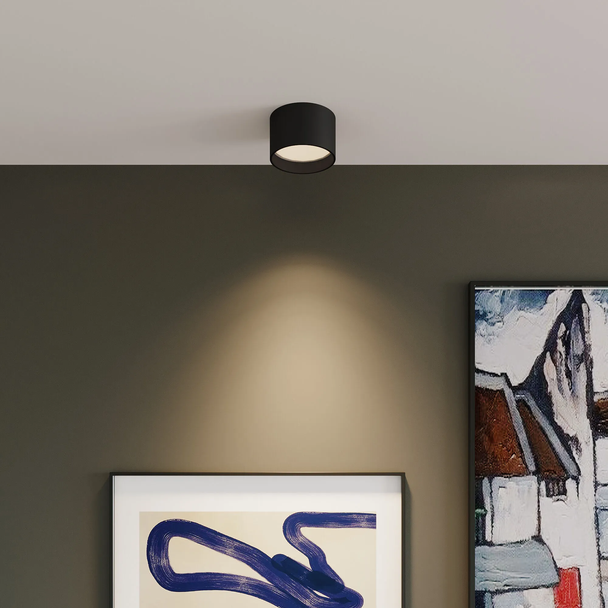 Banti 13W 3000K черный (25123/LED) / Светильник потолочный светодиодный 25123/LED Elektrostandard - Фото 4