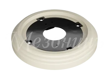 Рамка одноместная пластиковая, D 92x14 мм, цвет - слоновая кость, серия УСАДЬБА, ТМ МЕЗОНИНЪ