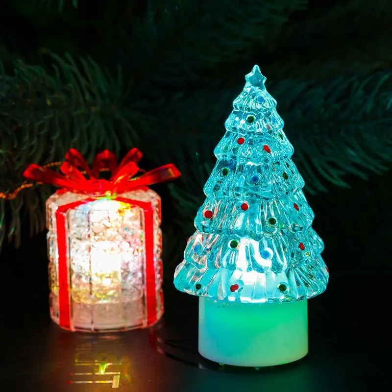 Фигура светодиодная на подставке Елочка средняя, RGB - Фото 5