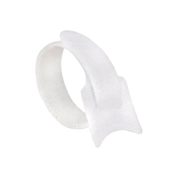 Хомут-липучка 12х135 мм белый (20 шт) EKF hlct-1-w