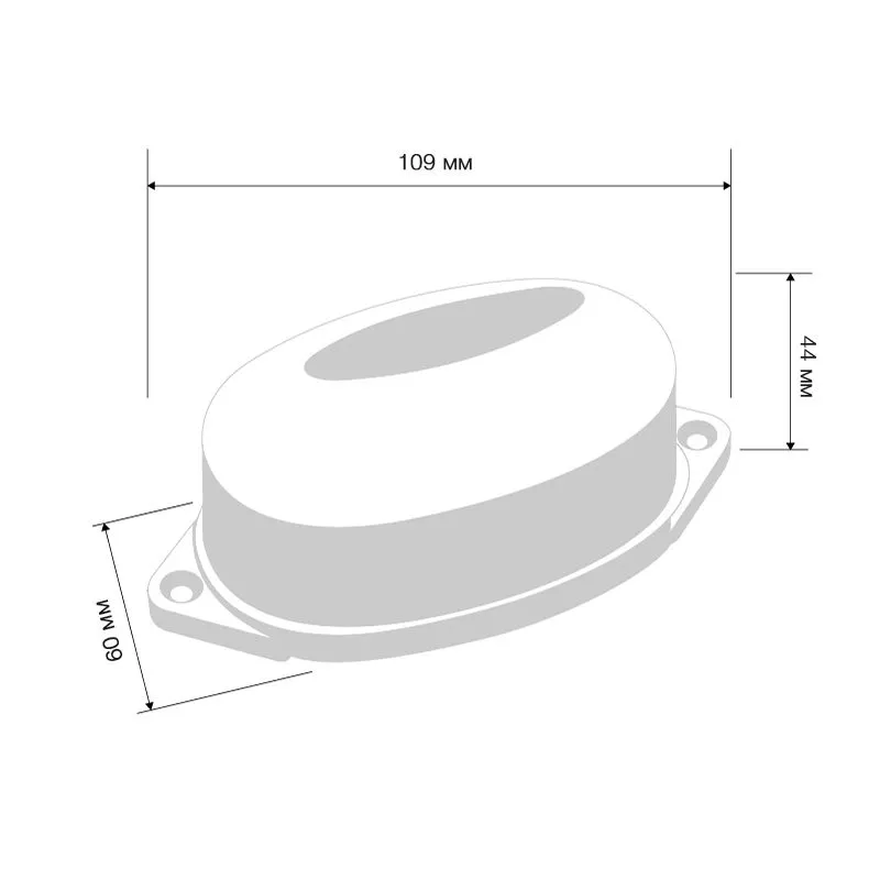 Лампа-строб накладная 30 LED зеленая - Фото 3