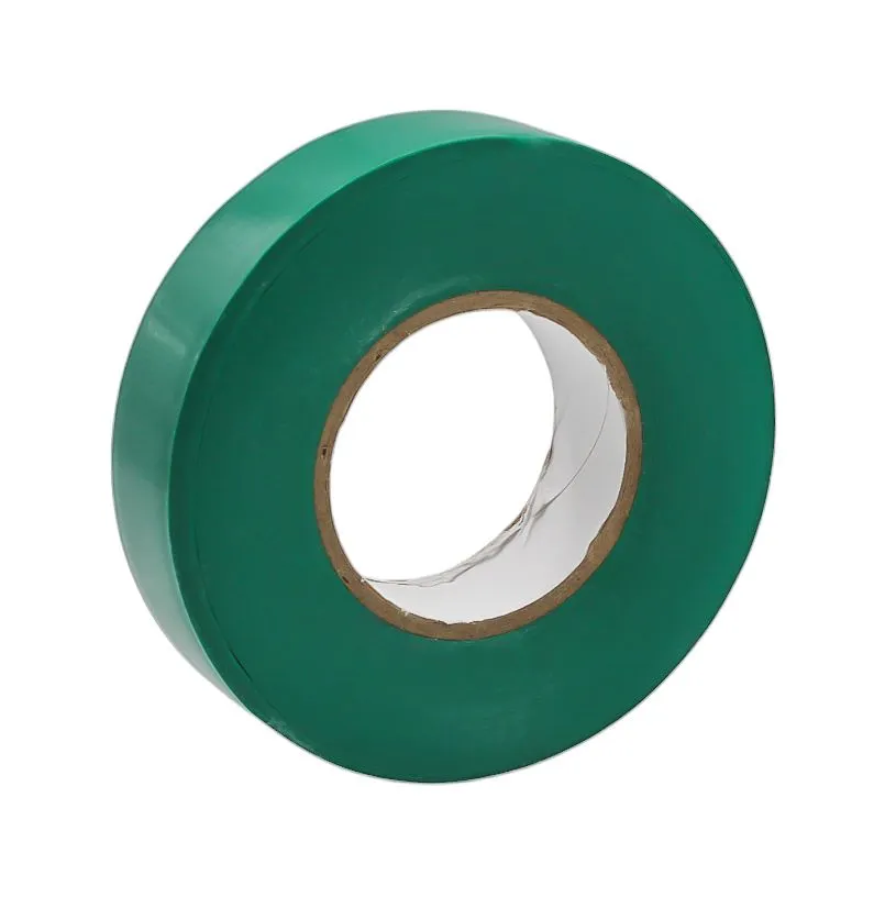 Изолента ПВХ 0,18х19мм, 20м профессиональная зеленая (5шт/уп) DEKRON 1006-0006