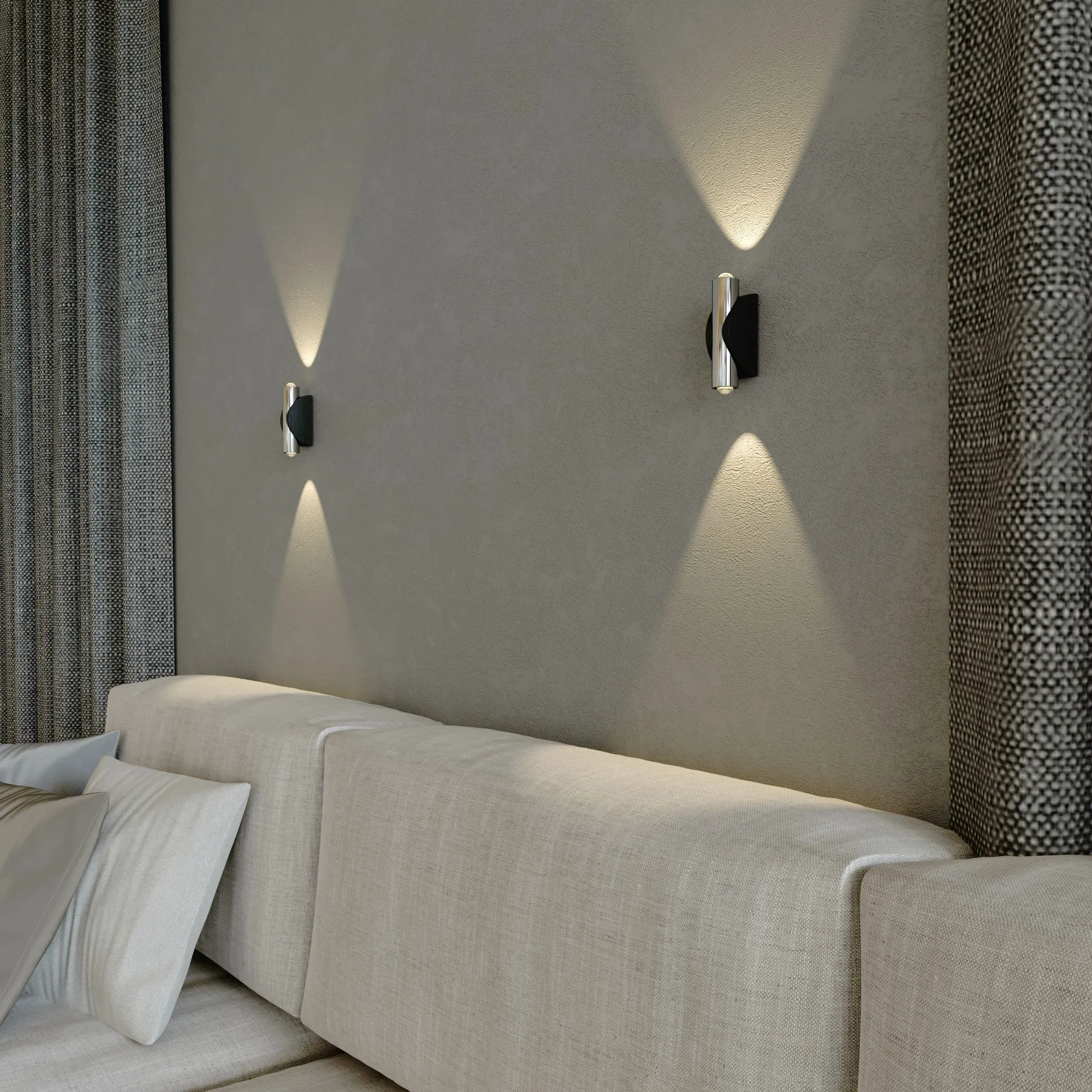 Светильник светодиодный настенный Steel LED 40109/LED чёрный/сталь Elektrostandard - Фото 2