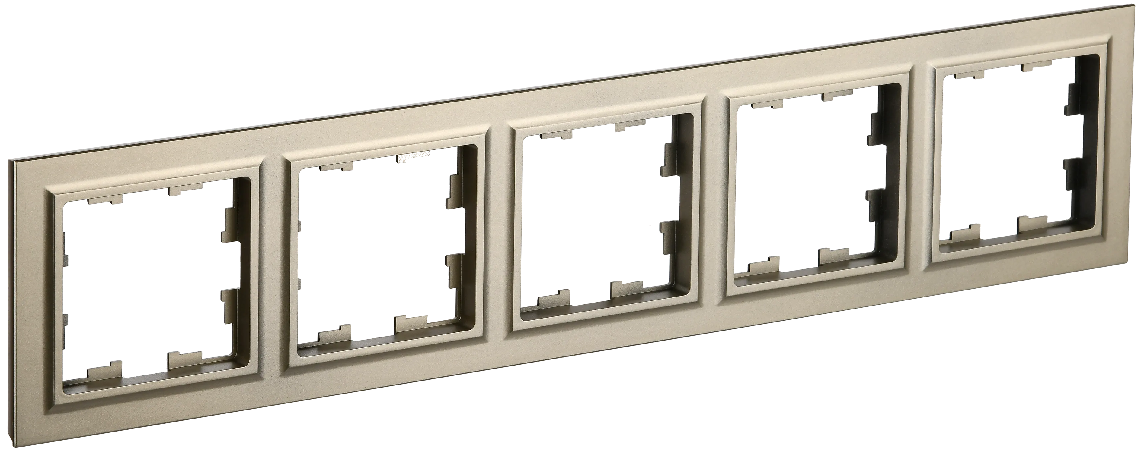 BRITE Рамка 5-местная РУ-5-БрШ шампань IEK