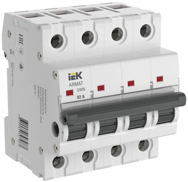 ARMAT Выключатель-разъединитель SWN 4P 32А IEK AR-SWN-4-032