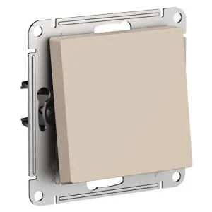 Выключатель AtlasDesign с самовозвратом (сх.1) 10AX механизм песочн. SE ATN001215