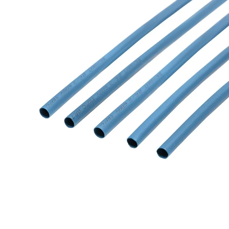 Трубка термоусаживаемая ТУТ нг 6,0/3,0мм, синяя, упаковка 50 шт. по 1м REXANT - Фото 3