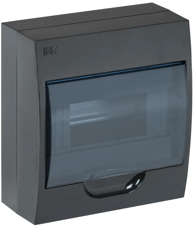 KREPTA 3 Корпус пластиковый ЩРН-П-8 IP41 черный IEK