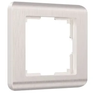 Рамка на 1 пост Stream (перламутровый) Werkel W0012113