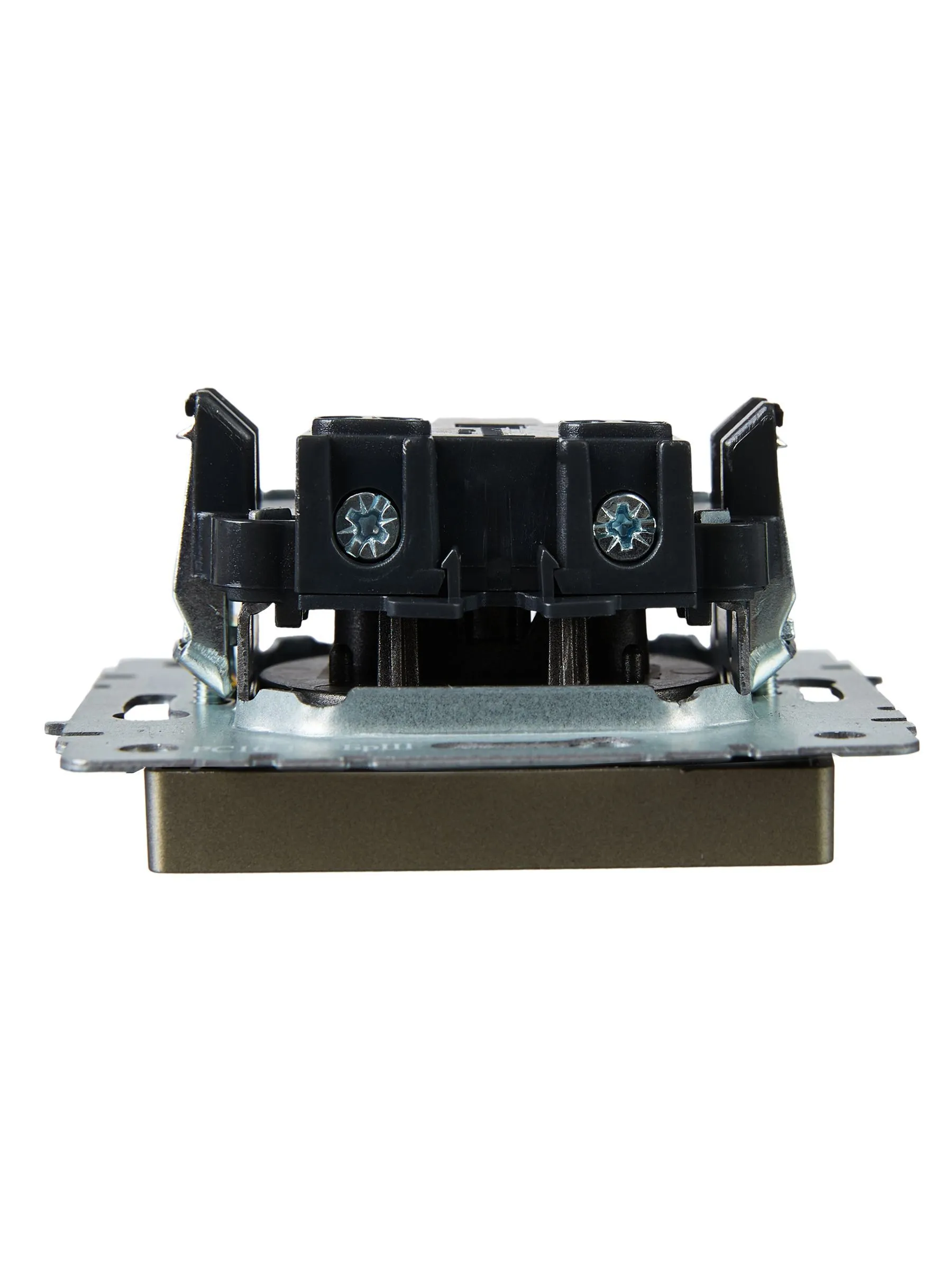 BRITE Розетка 1-местная без заземления без защитных шторок 10А РС10-1-0-БрШ шампань IEK - Фото 7