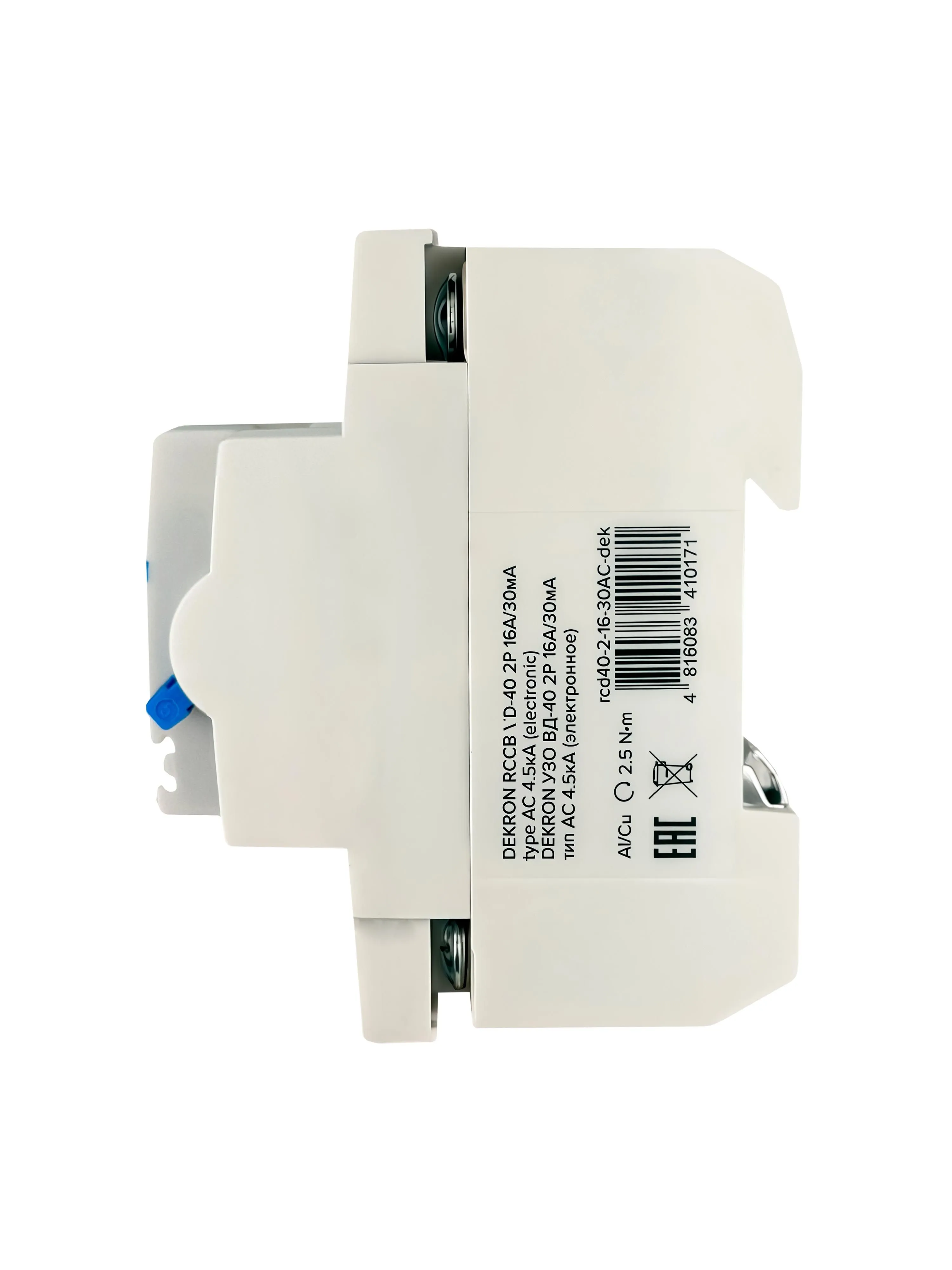 Устройства защитного отключения УЗО ВД-40 2P 16А/30мА тип АС 4.5кА - Фото 4