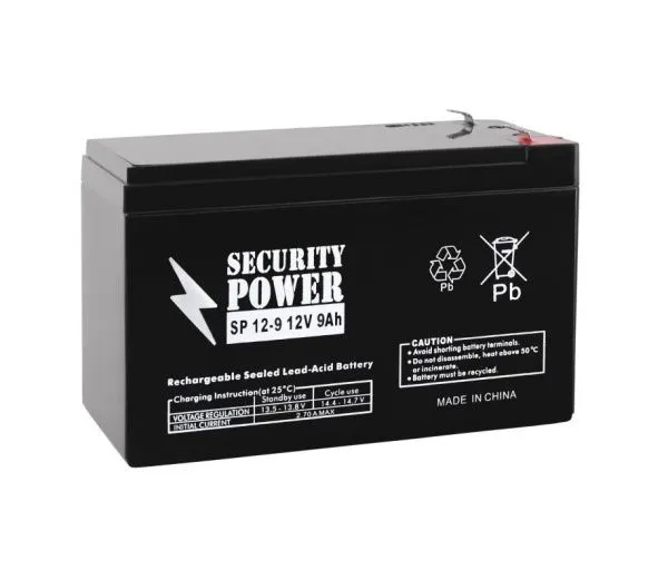 Аккумуляторная батарея Security Power SP 12-9 12V/9Ah