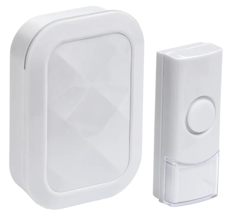 Звонок беспроводной ДЗБ3-36М (36 мелодий) белый IEK