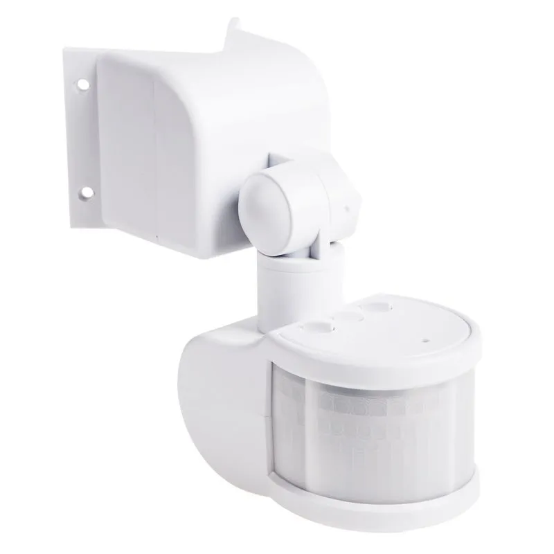 Датчик движения угловой ДДУ 01, 270°, 1200 Вт, 10-2000 Лк, 2-12 м,10-420 сек. IP44 REXANT 11-9204