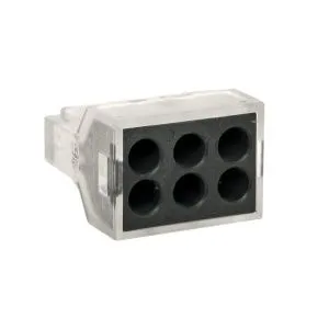 Клемма СМК 773-106 (с пастой) 6 отверстий 1,0-2,5 мм2 EKF