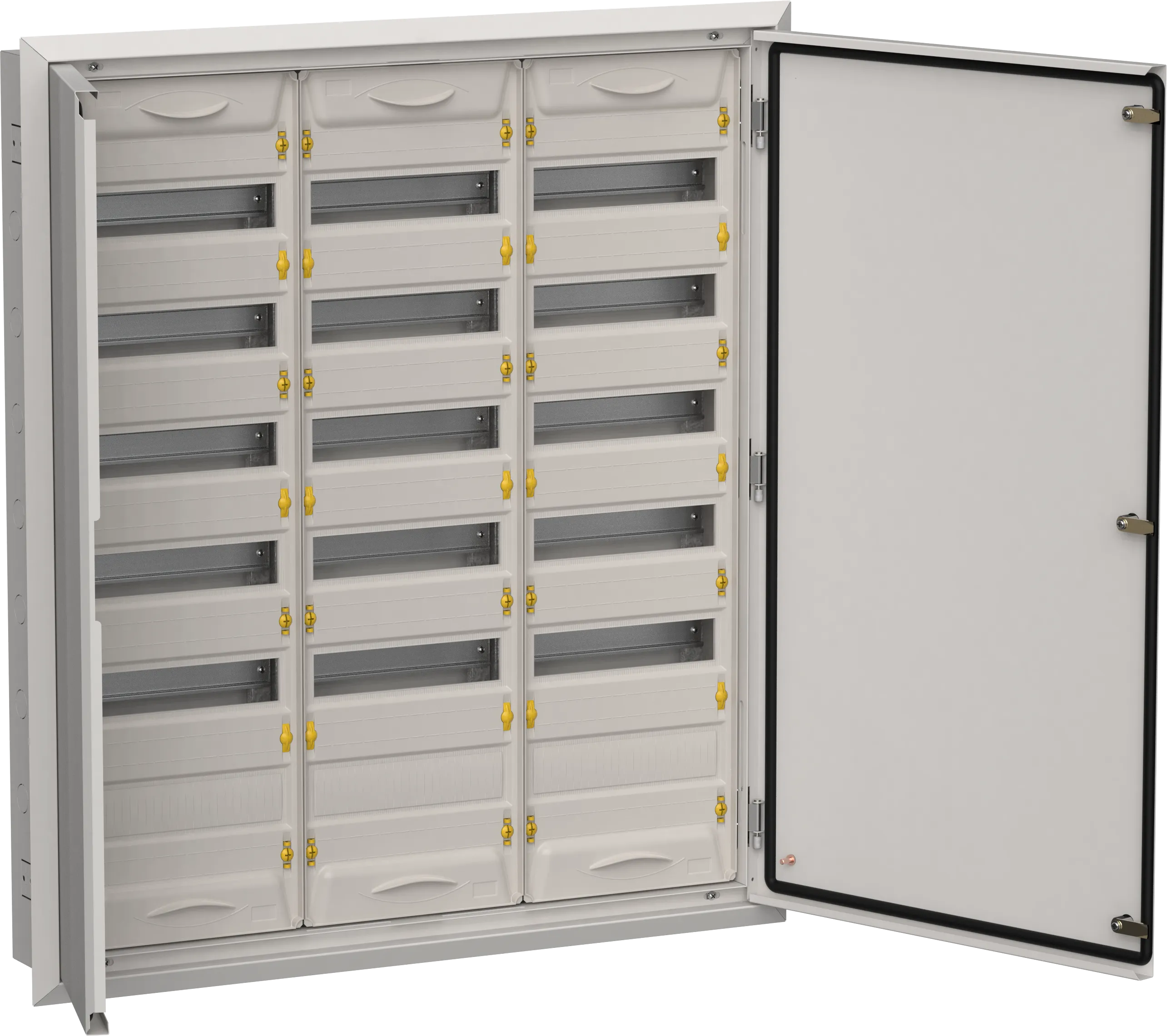 TITAN 5 Корпус металлический ЩРв-216 (3х72) 1005х885х130мм IP31 серый (две двери) IEK