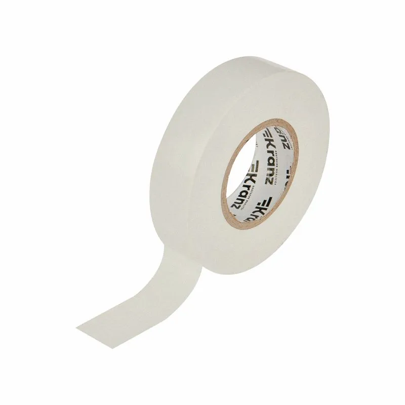 Изолента ПВХ профессиональная, 0,18х19мм, 20м, белая KRANZ - Фото 3