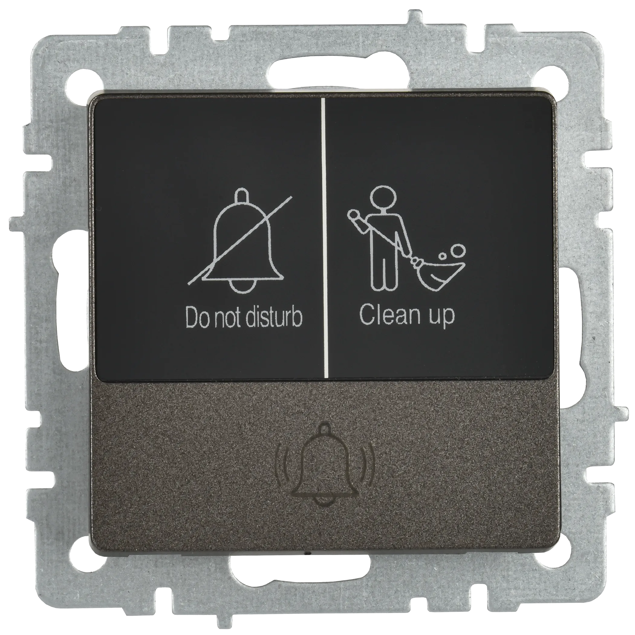 BRITE Кнопка звонка с индикацией для отелей 10А ВС10-1-9-БрТБ темная бронза IEK - Фото 4