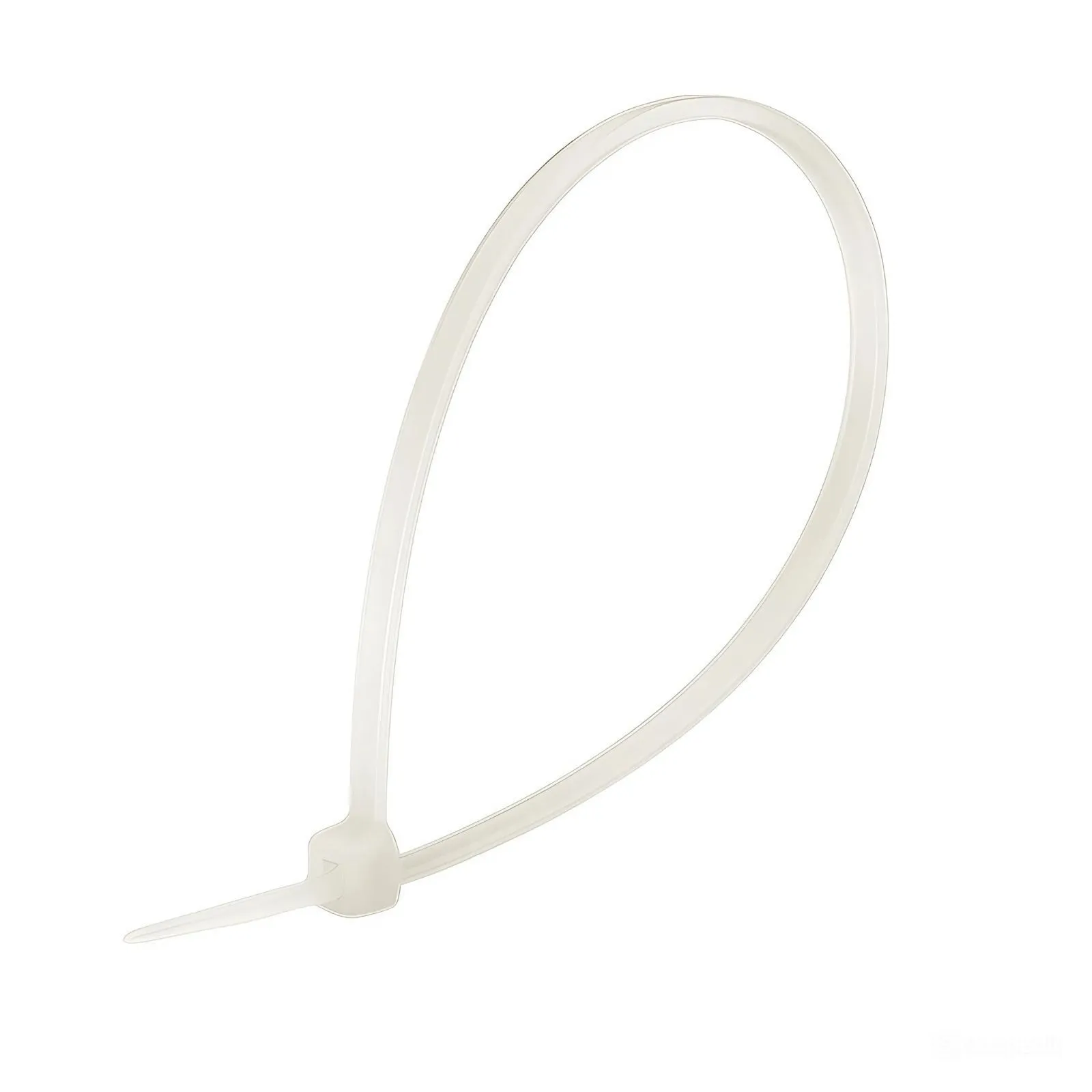 Хомут-стяжка нейлоновая КСС 5х350 мм, белая (уп. 100 шт.) (55 уп/кор) DEKRON - Фото 3