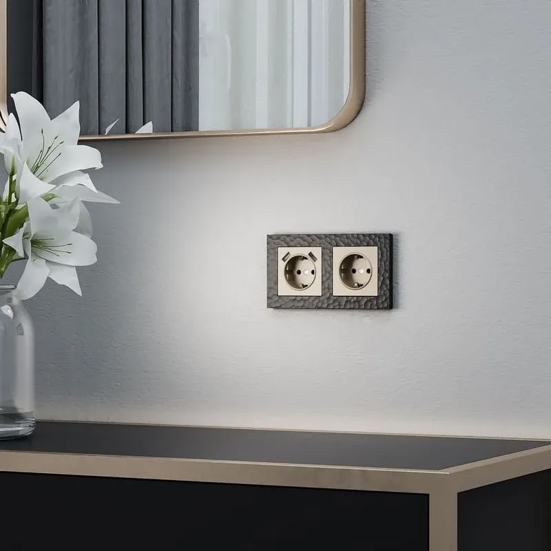 Рамка на 2 поста Hammer (черный) Werkel - Фото 9