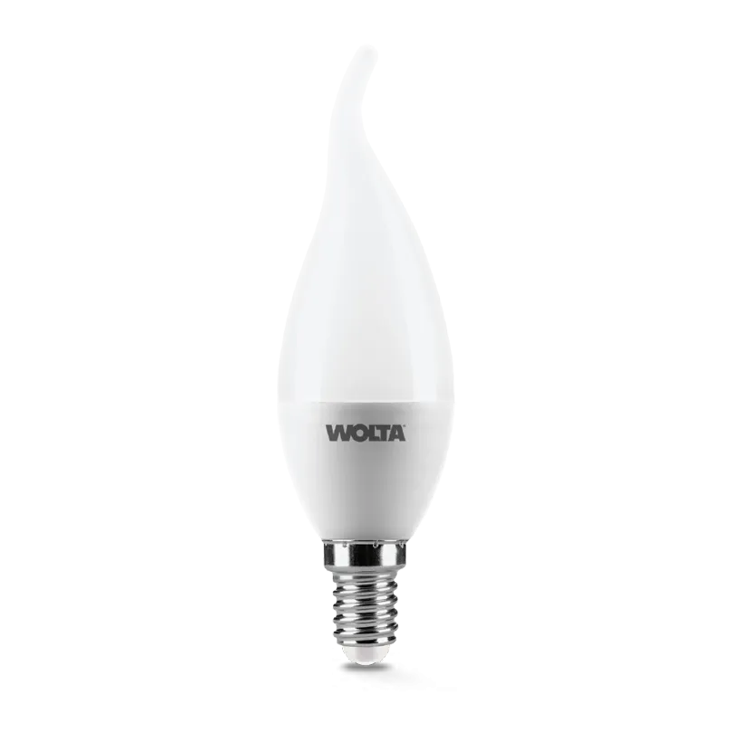 Лампа светодиодная "Свеча на ветру-CD37" 10Вт 825лм 6500К Е14 (50шт/уп) WOLTA - Фото 2
