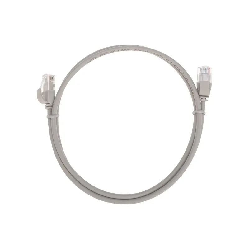 Патч-корд U/UTP, CAT 6A (10G), RJ45-RJ45, 28AWG, LSZH, серый, 1м REXANT 02-0380-1