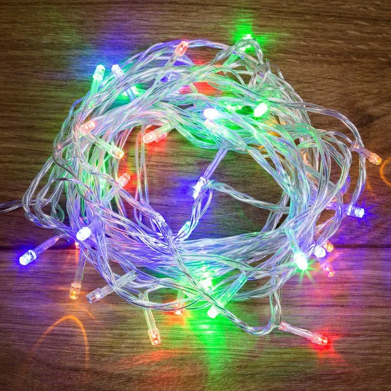 Гирлянда Твинкл Лайт 6 м, прозрачный ПВХ, 40 LED, цвет Мультиколор 303-179